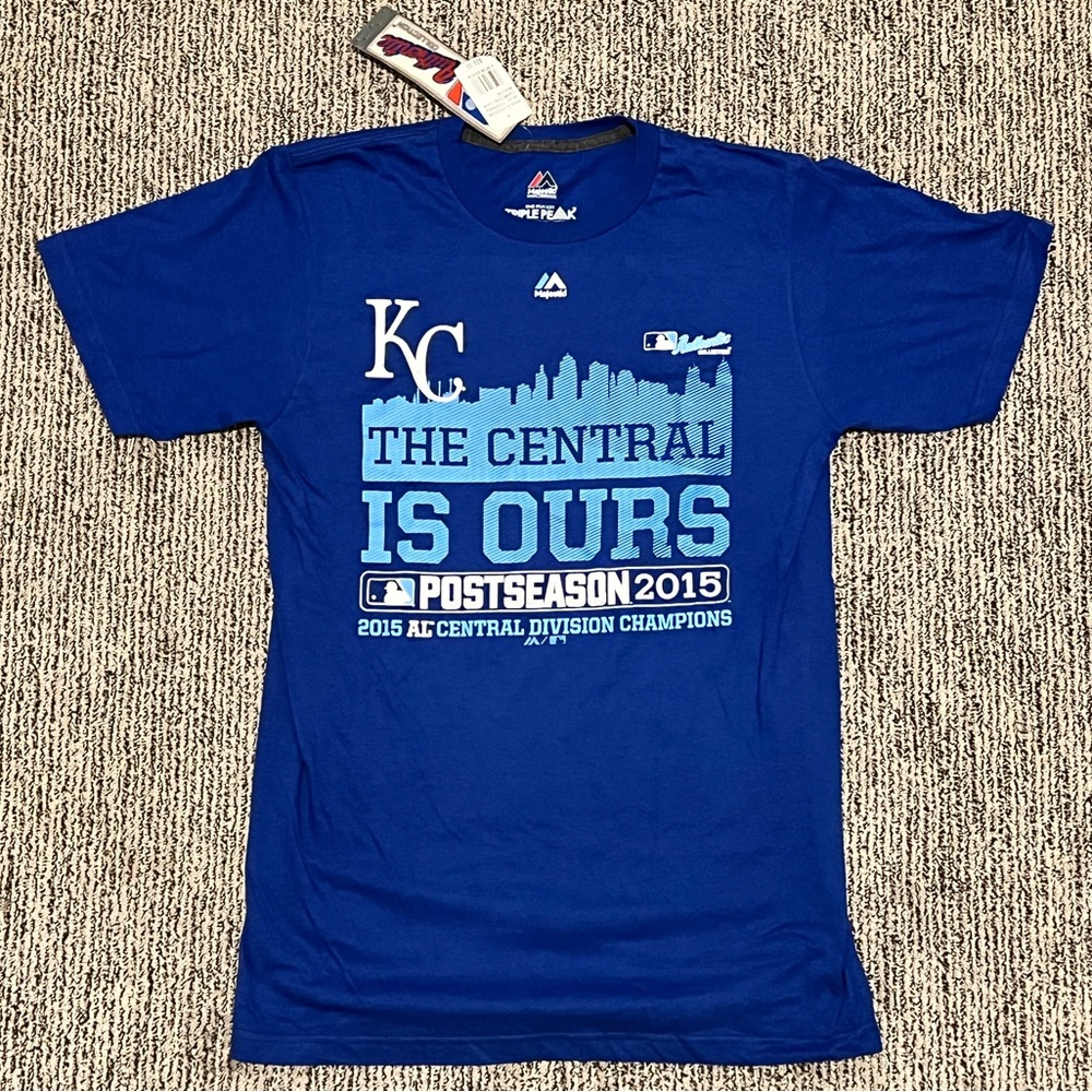 Kansas City Royals Postseason 2015 TShirt Central Is Ours MLB ALCS Triple Peak